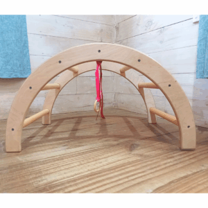 Arco de Barra Evolutivo 2 en 1 – Balancín y Gimnasio Montessori